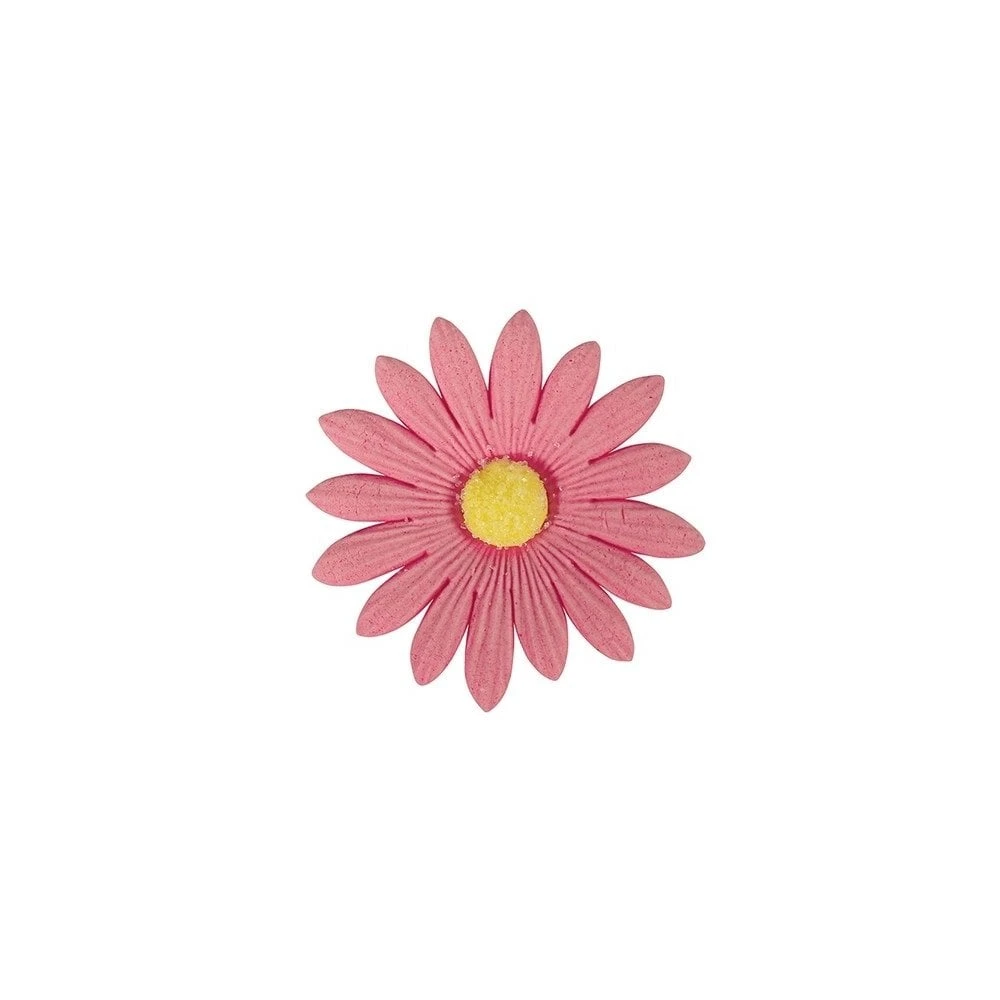 Culpitt Hard Sugar Decoration Non Edible Daisy Pink (Box Of 50) 1 Culpitt Hard Sugar Decoration Non Edible Daisy Pink (Box Of 50)