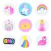 Culpitt Printed Sugar Edible Toppers - Magical Unicorn Collection - 38mm - Boxed 144