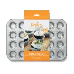 Decora 24 Cups Mini Muffin Pan 38,5 X 26 X 2 H CM