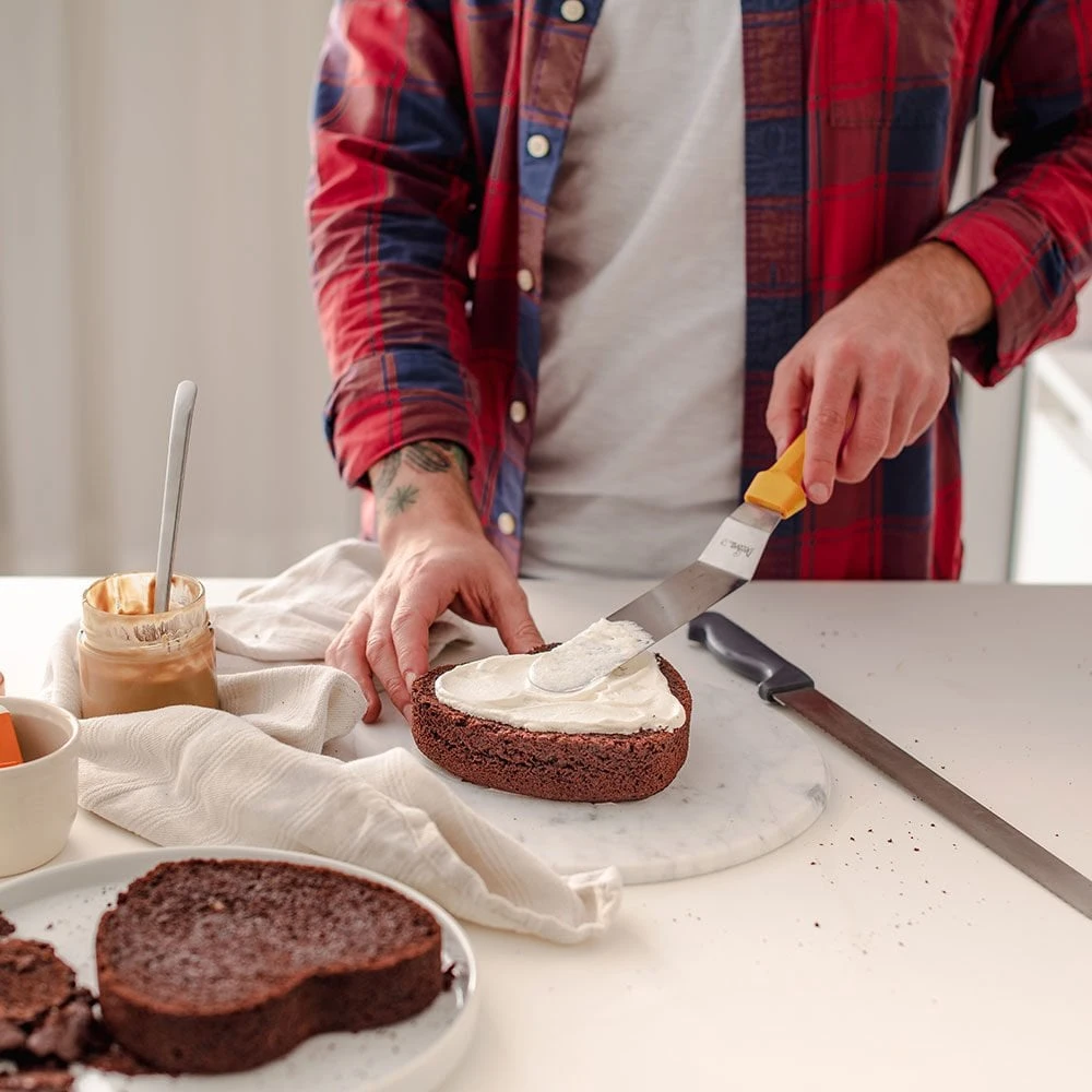 Decora Angled Spatula Steel 25cm 2 Decora Angled Spatula Steel 25cm - Image 2