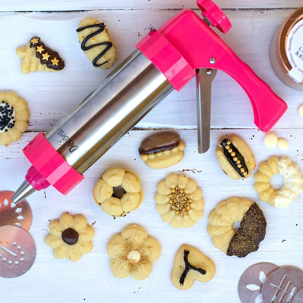 Decora Cookie Press With Pattern Discs And Nozzles 2 Decora Cookie Press With Pattern Discs And Nozzles - Image 2