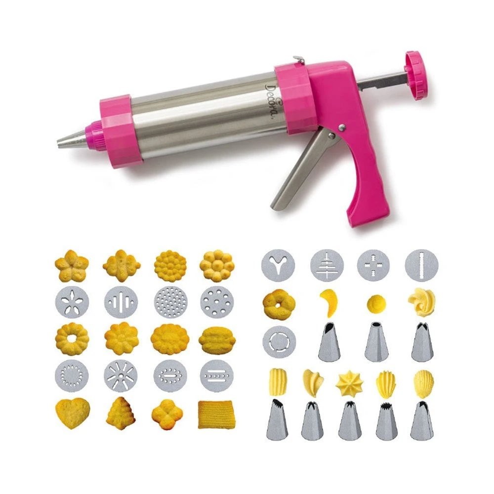 Decora Cookie Press With Pattern Discs And Nozzles 4 Decora Cookie Press With Pattern Discs And Nozzles - Image 4