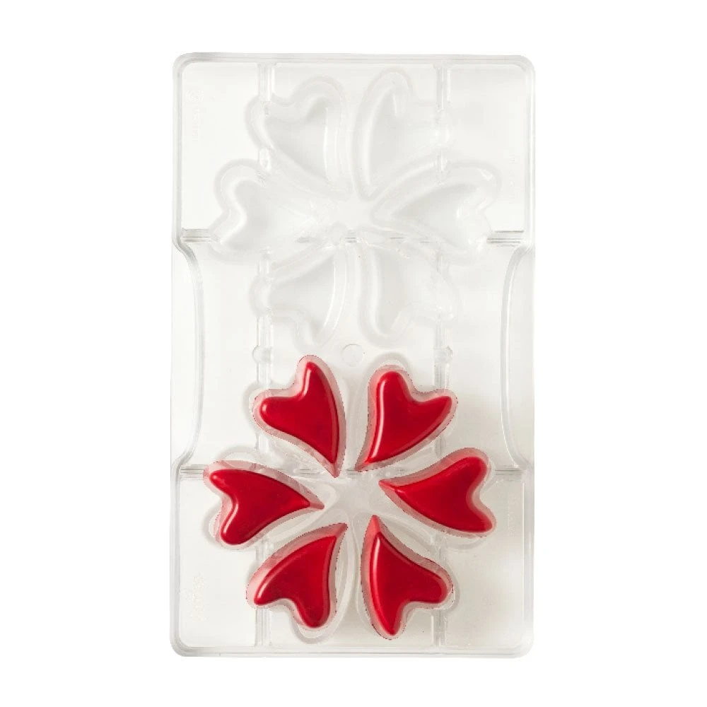 Decora Crazy Heart Polycarbonate Chocolate Mould - 12 Cavities 1 Decora Crazy Heart Polycarbonate Chocolate Mould - 12 Cavities