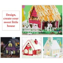 Decora Fairy Tale House Bisucuit/Fondant Cutters - Set Of 8 Pieces -Silikomart Store decora fairy tale house bisucuit fondant cutters set of 8 pieces p1012 3403 image