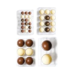 Decora Half Sphere Professional Polycarbonate Chocolate Moulds