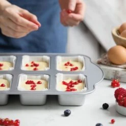 Decora Mini Plum Cake Non Stick Pan - 9.5 X 6.3 X 3.6 H Cm -Silikomart Store decora mini plum cake non stick pan 9 5 x 6 3 x 3 6 h cm p13500 47148 image