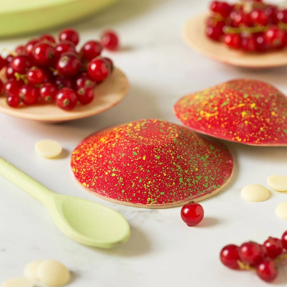 Decora Round Dish Polycarbonate Chocolate Mould - 2 Cavities 2 Decora Round Dish Polycarbonate Chocolate Mould - 2 Cavities - Image 2