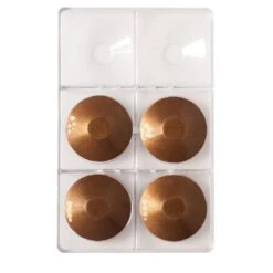 Decora Round Dish Polycarbonate Chocolate Mould - 6 Cavities