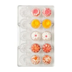 Decora Summer Chocolate Polycarbonate Praline Mould - 15 Cavities