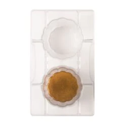 Decora Wavy Glass Polycarbonate Chocolate Mould - 2 Cavities