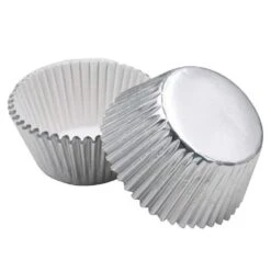 Doric Bulk Packed Professional Foil Muffin Case Silver (Pack Of 375)