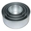 Eurotins 4 Tier Round 3" Deep Cake Tins ( 6 , 8 , 10 , 12 ) - Set Of 4