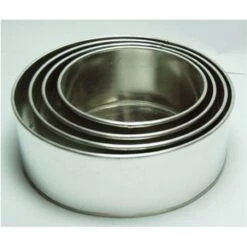 Eurotins 6", 8", 10", 12", Round 4" Deep - Baking Tin - Cake Pan - Set Of 4