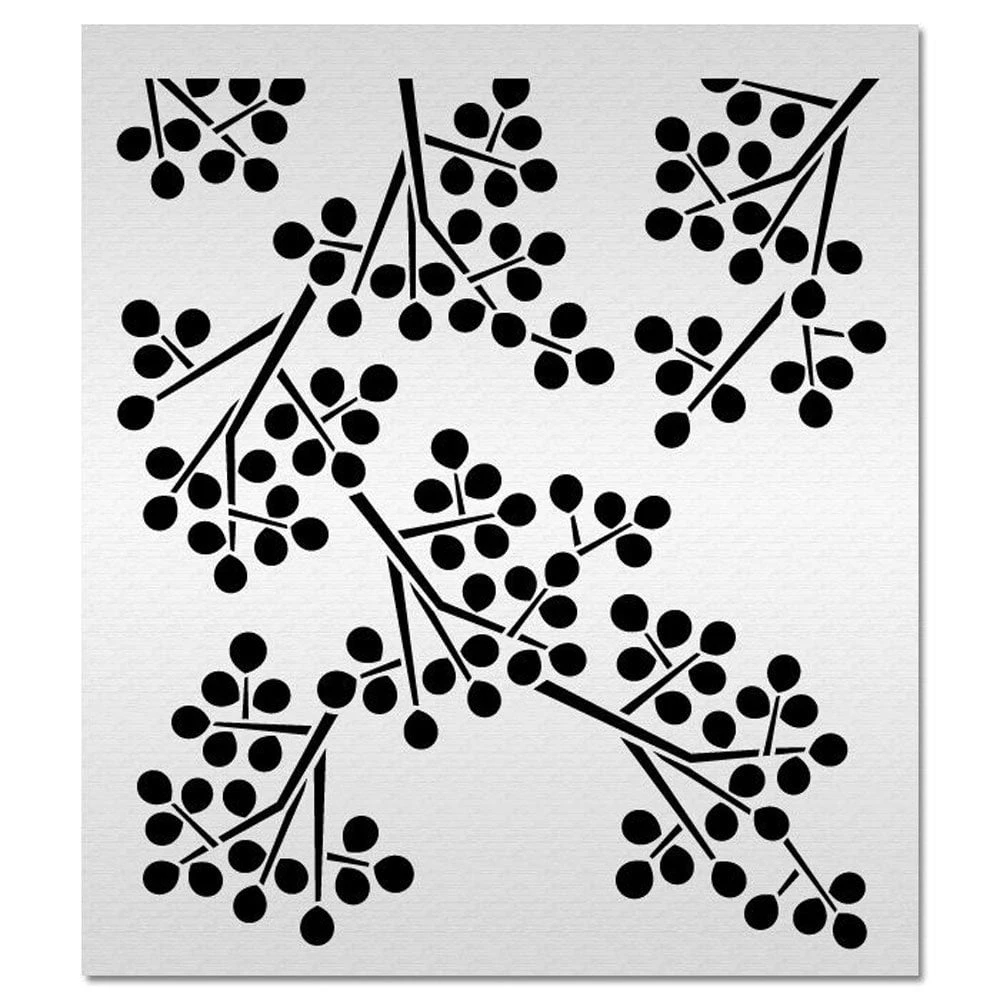 Evil Cake Genius Acrylic Cake Stencil - Briar 1 Evil Cake Genius Acrylic Cake Stencil - Briar