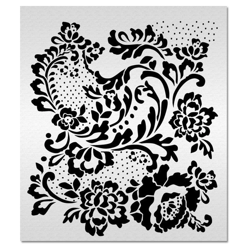 Evil Cake Genius Acrylic Cake Stencil - Bridal Lace 1 Evil Cake Genius Acrylic Cake Stencil - Bridal Lace