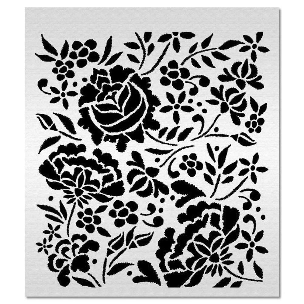 Evil Cake Genius Acrylic Cake Stencil - Embroidered Lace By Julie Deffense 1 Evil Cake Genius Acrylic Cake Stencil - Embroidered Lace By Julie Deffense