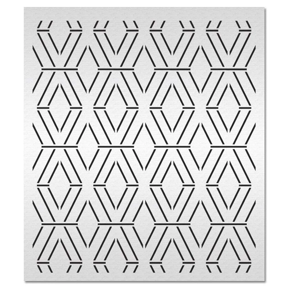 Evil Cake Genius Acrylic Cake Stencil - Gemstone 1 Evil Cake Genius Acrylic Cake Stencil - Gemstone