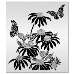 Evil Cake Genius Acrylic Cake Stencil - Meadowland