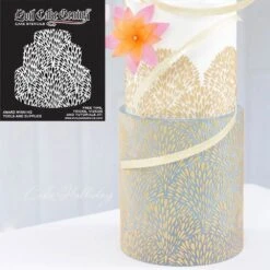 Evil Cake Genius Acrylic Cake Stencil - Peacock Fans 6 Evil Cake Genius Acrylic Cake Stencil - Peacock Fans -Silikomart Store evil cake genius acrylic cake stencil peacock fans p16571 58093 image