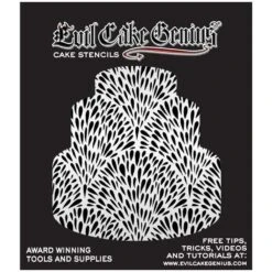 Evil Cake Genius Acrylic Cake Stencil - Peacock Fans 7 Evil Cake Genius Acrylic Cake Stencil - Peacock Fans -Silikomart Store evil cake genius acrylic cake stencil peacock fans p16571 58094 image