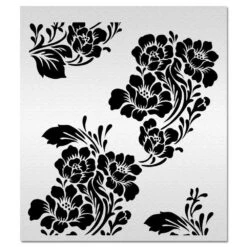 Evil Cake Genius Acrylic Cake Stencil - Rose Lace