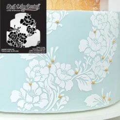 Evil Cake Genius Acrylic Cake Stencil - Rose Lace 8 Evil Cake Genius Acrylic Cake Stencil - Rose Lace -Silikomart Store evil cake genius acrylic cake stencil rose lace p16576 58119 image