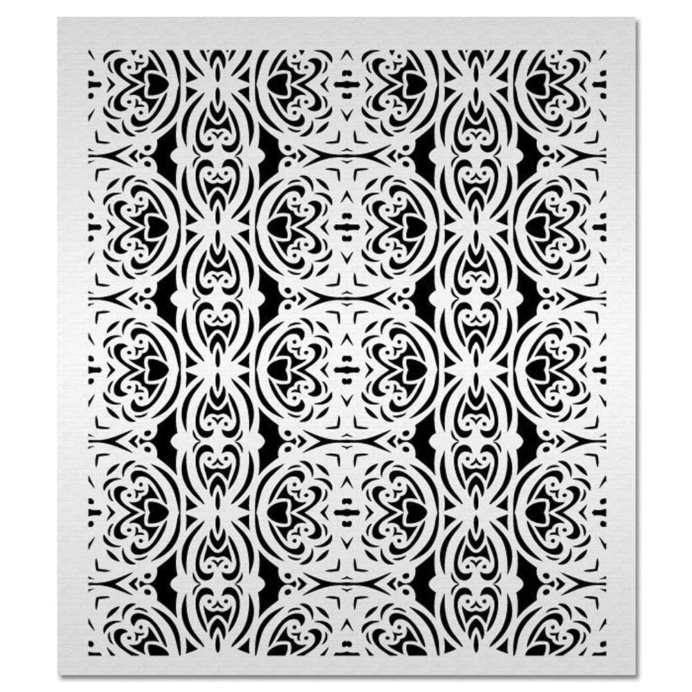 Evil Cake Genius Acrylic Cake Stencil - Velvet Burnout 1 Evil Cake Genius Acrylic Cake Stencil - Velvet Burnout