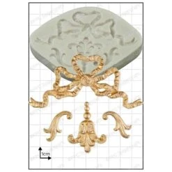 FPC Moulds Baroque Ribbon' Silicone Mould