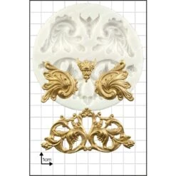 FPC Moulds Foliate Scrolls' Silicone Mould
