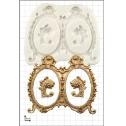 FPC Moulds Large Double Frames' Silicone Mould