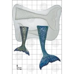 FPC Moulds Mermaid Tails' Silicone Mould