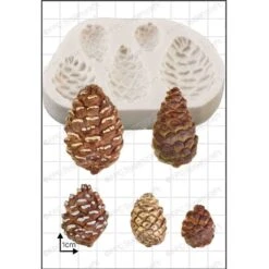 FPC Moulds 'Pine Cones' Silicone Mould
