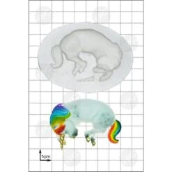 FPC Moulds 'Sleeping Unicorn' Silicone Mould