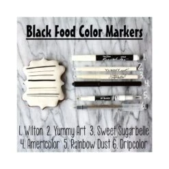 Gourmet Food Pens Full Set Of 12 - Double-Tip Edible Food Colouring Marker Pens + Free Random Design Pen Case -Silikomart Store gourmet food pens full set of 12 double tip edible food colouring marker pens free random design pen case p6766 28374 image
