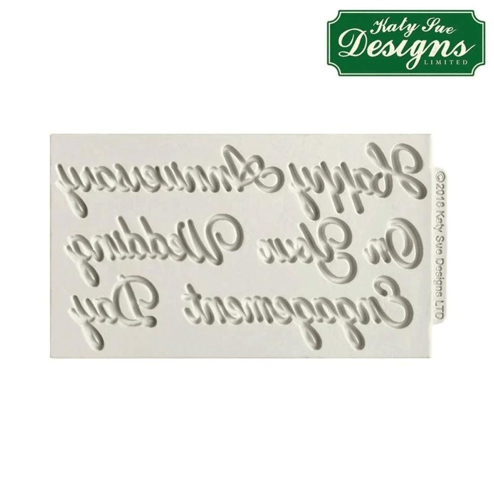 Katy Sue Designs Katy Sue Moulds Word Perfect - Wedding Set 2 Katy Sue Designs Katy Sue Moulds Word Perfect - Wedding Set - Image 2