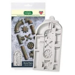 Katy Sue Designs Rusty Pipes Silicone Mould