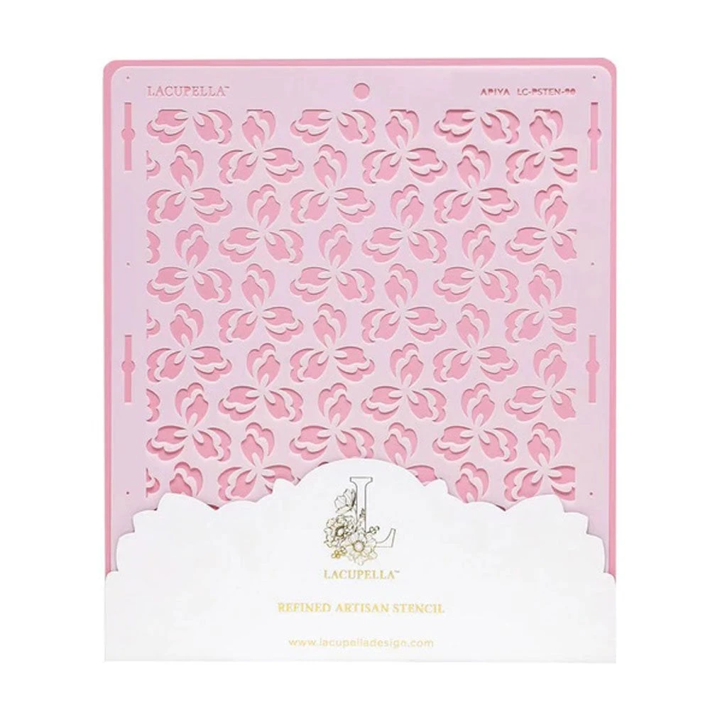 Lacupella Seamless Cake Stencil - APIYA 1 Lacupella Seamless Cake Stencil - APIYA
