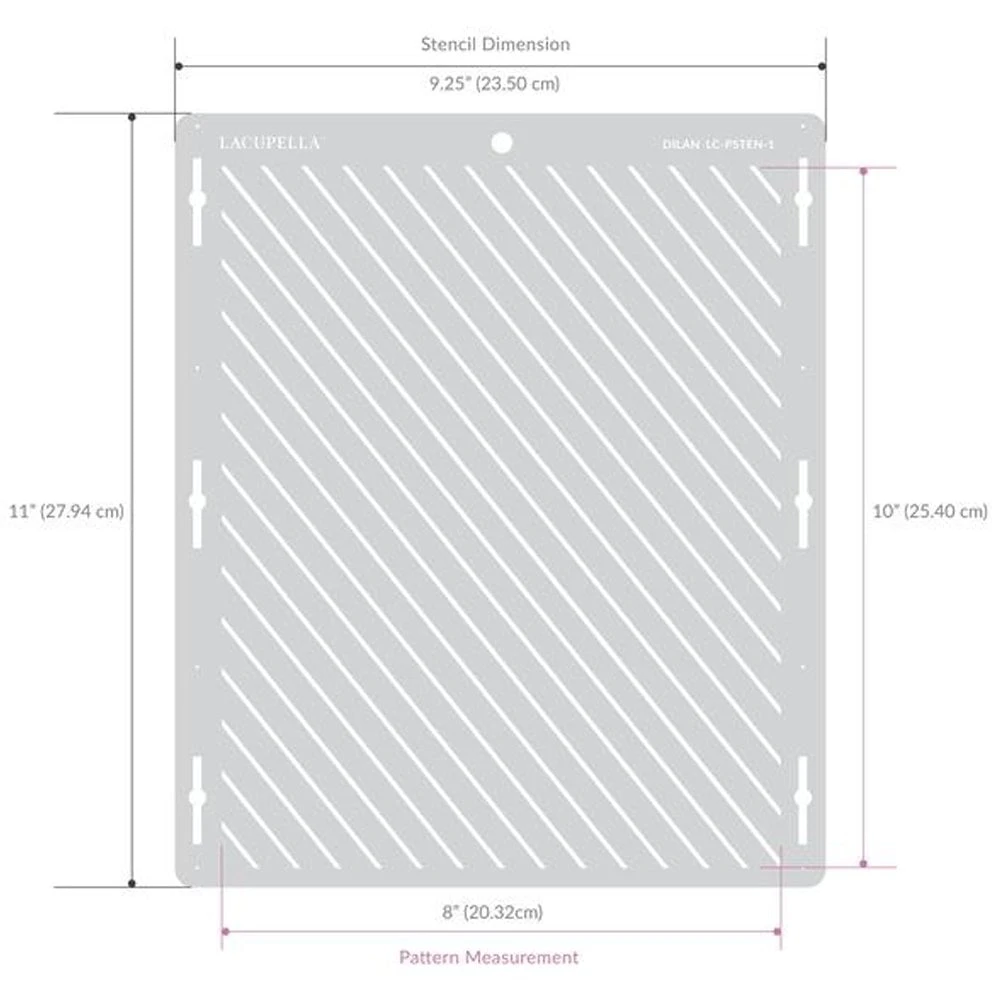 Lacupella Seamless Cake Stencil - MAUDY 5 Lacupella Seamless Cake Stencil - MAUDY - Image 5