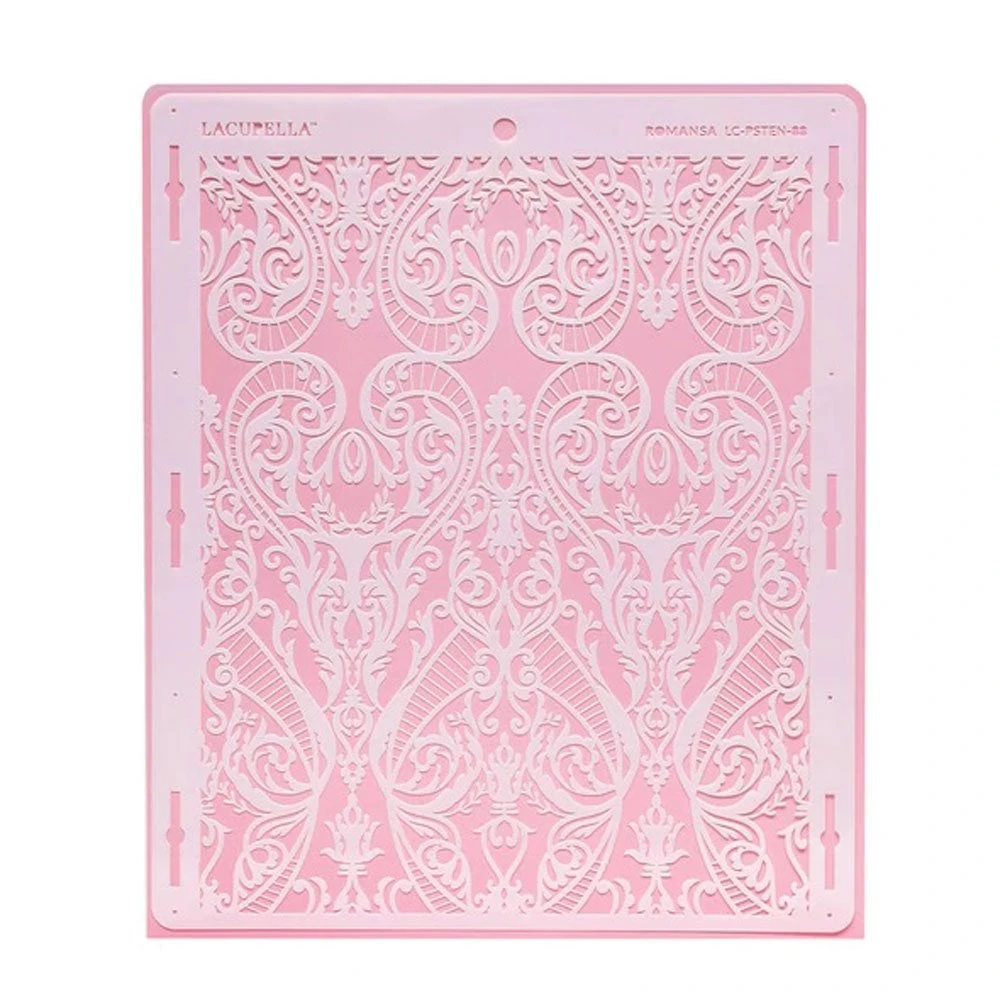Lacupella Seamless Cake Stencil - ROMANSA 3 Lacupella Seamless Cake Stencil - ROMANSA - Image 3