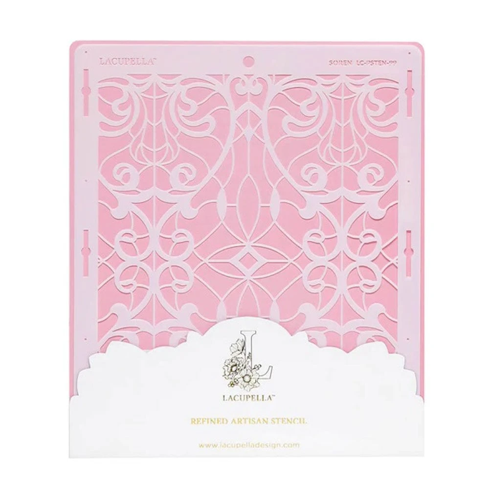 Lacupella Seamless Cake Stencil - SOREN 1 Lacupella Seamless Cake Stencil - SOREN