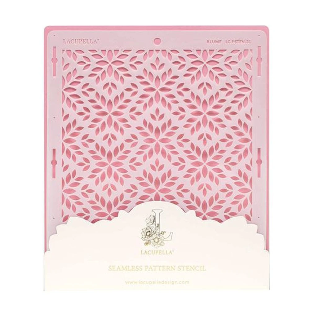 Lacupella Seamless Pattern Cake Stencil - BLUME 1 Lacupella Seamless Pattern Cake Stencil - BLUME