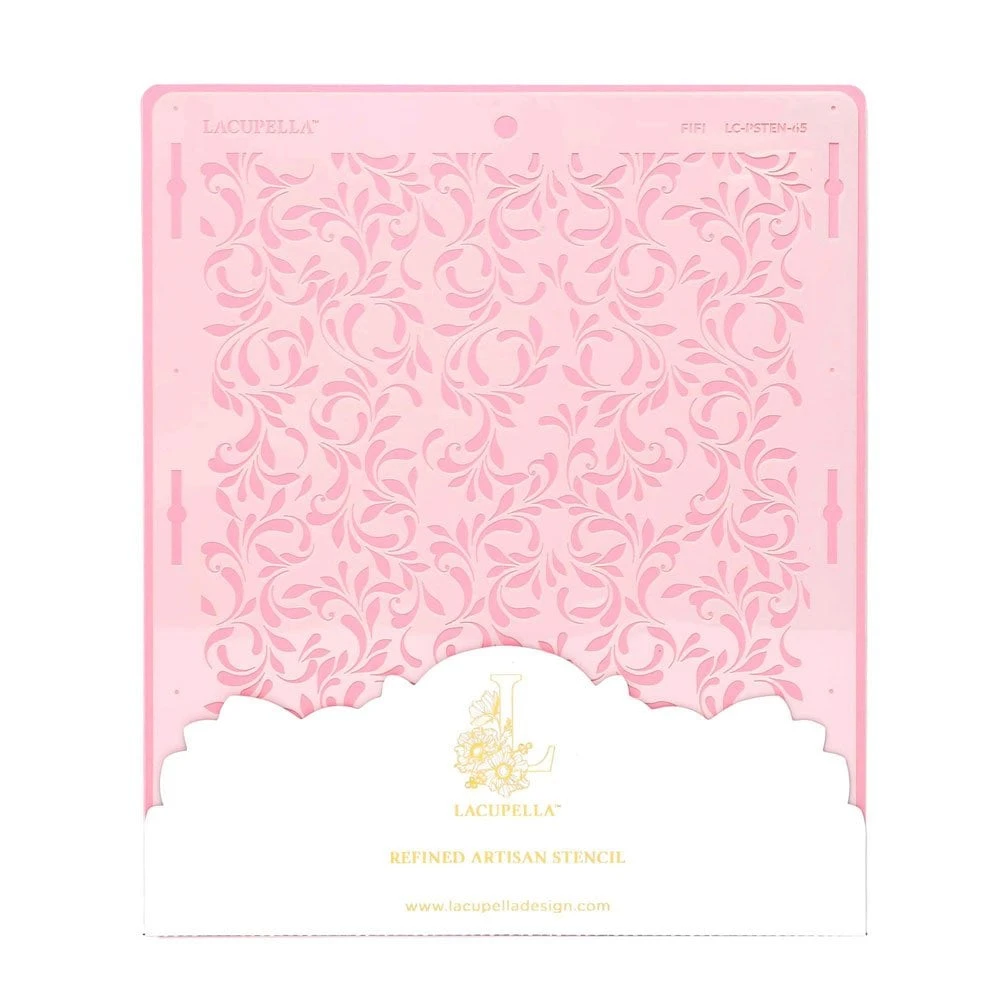 Lacupella Seamless Pattern Cake Stencil - FIFI 1 Lacupella Seamless Pattern Cake Stencil - FIFI
