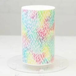 Lacupella Seamless Pattern Cake Stencil - FOLIA -Silikomart Store lacupella seamless pattern cake stencil folia p13365 46560 image