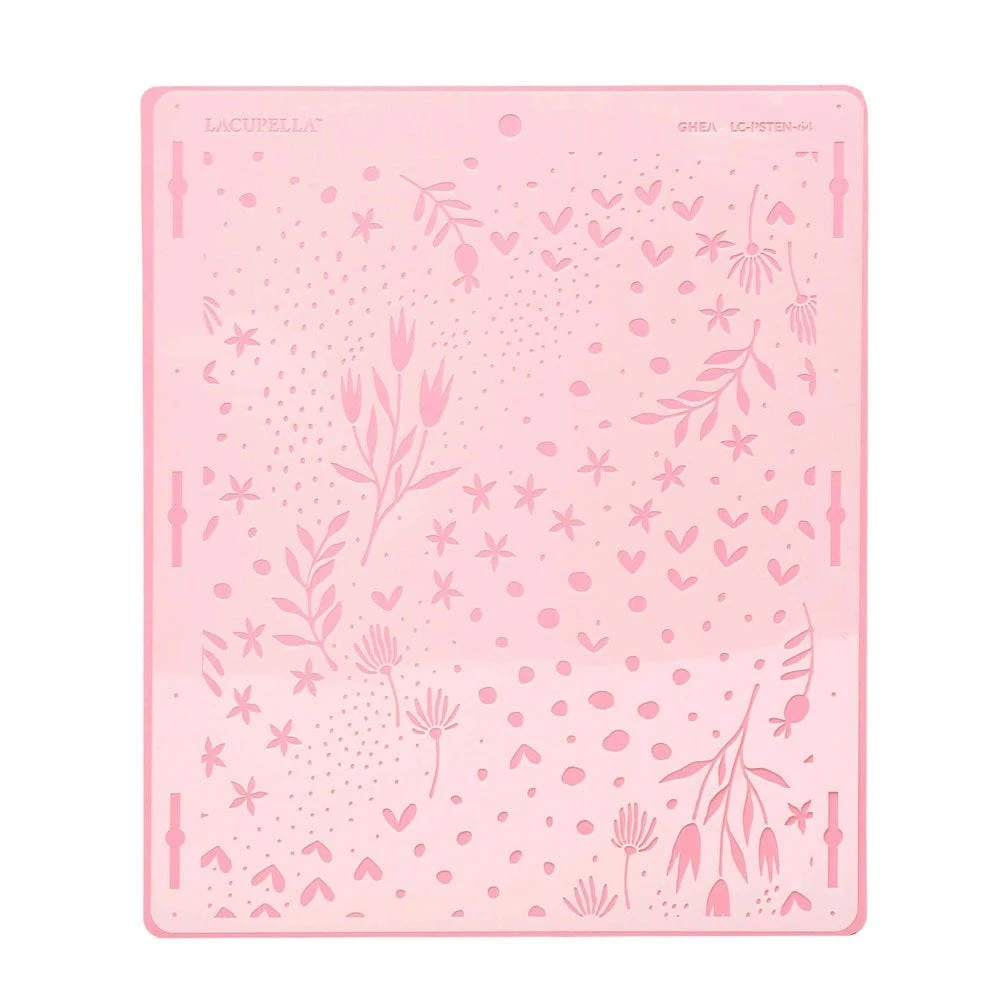 Lacupella Seamless Pattern Cake Stencil - GHEA 2 Lacupella Seamless Pattern Cake Stencil - GHEA - Image 2