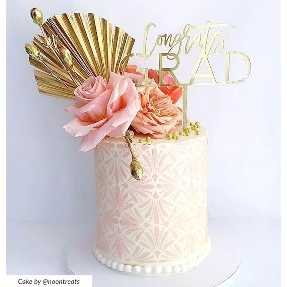 Lacupella Seamless Pattern Cake Stencil - GLAM 3 Lacupella Seamless Pattern Cake Stencil - GLAM - Image 3