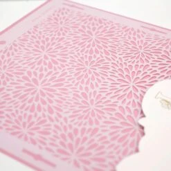 Lacupella Seamless Pattern Cake Stencil - KRISAN -Silikomart Store lacupella seamless pattern cake stencil krisan p13637 47481 image