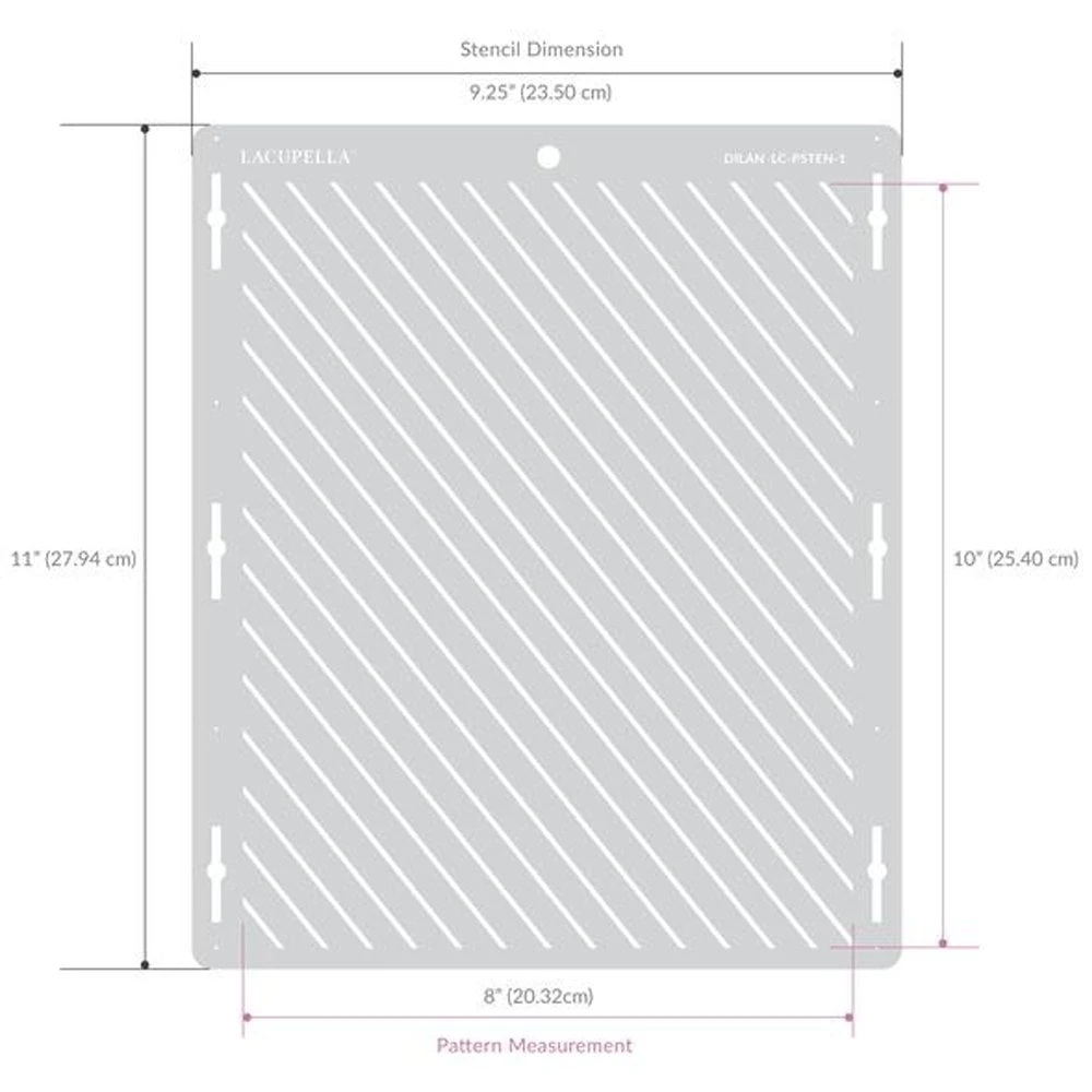 Lacupella Seamless Pattern Cake Stencil - LORNA 5 Lacupella Seamless Pattern Cake Stencil - LORNA - Image 5