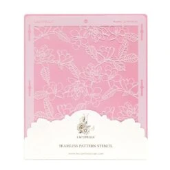 Lacupella Seamless Pattern Cake Stencil - MAGNA