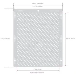 Lacupella Seamless Pattern Cake Stencil - MISTI -Silikomart Store lacupella seamless pattern cake stencil misti p15220 52951 image