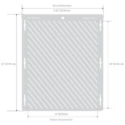 Lacupella Seamless Pattern Cake Stencil - ORIO -Silikomart Store lacupella seamless pattern cake stencil orio p13638 47490 image